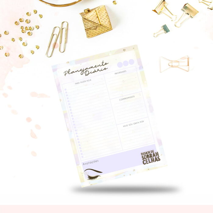 Caderno Profissão Design de Sobrancelhas