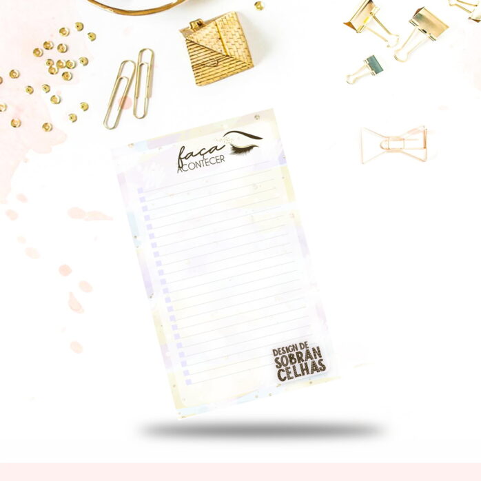 Caderno Profissão Design de Sobrancelhas