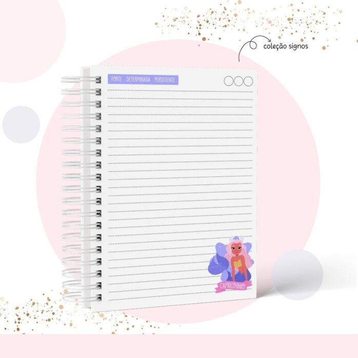 Caderno Signo Capricórnio