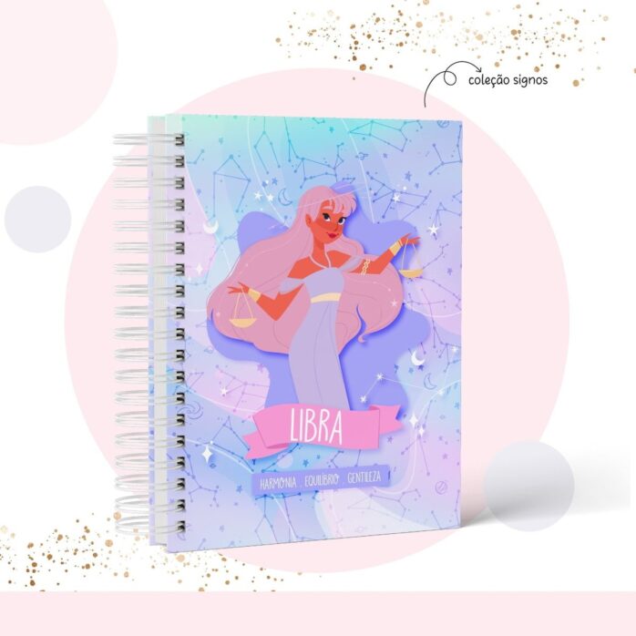 Caderno Signo Libra