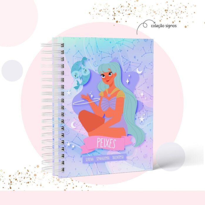 Caderno Signo Peixes