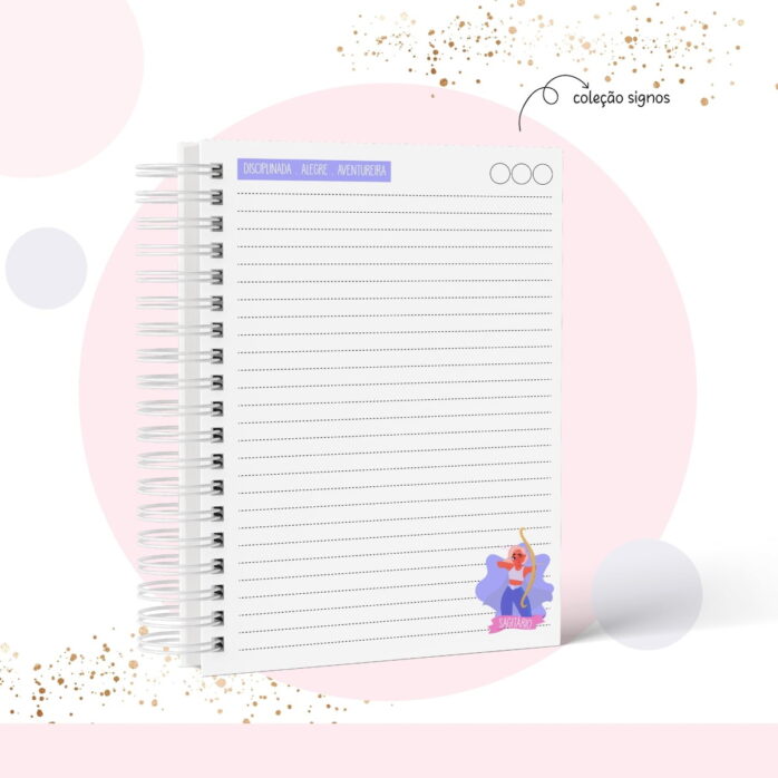 Caderno Signo Sagitário