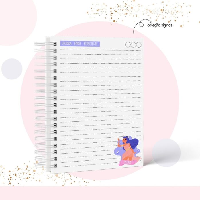 Caderno Signo Touro