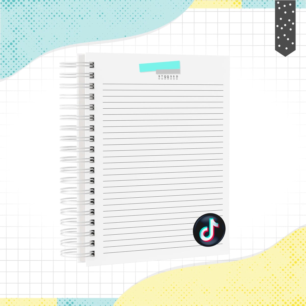 Caderno TikTok Digital Personalizado para Baixar 3 Caderno TikTok Digital Personalizado para Baixar