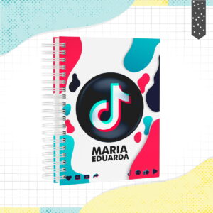 Caderno TikTok Digital Personalizado para Baixar