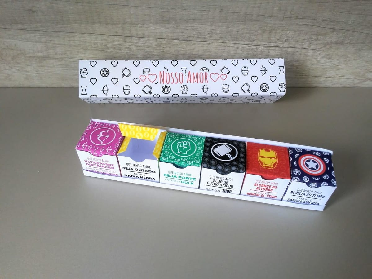 Caixa de Doces Vingadores Arquivo Digital para Imprimir 2 Caixa de Doces Vingadores Arquivo Digital para Imprimir