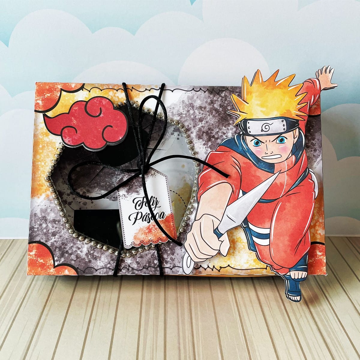 Caixa de Páscoa Naruto Arquivo Digital para Imprimir 4 Caixa de Páscoa Naruto Arquivo Digital para Imprimir