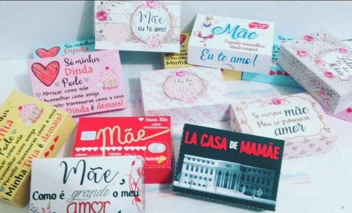 Caixinhas Dia das Mães 14 Moldes de Corte Digital 1 Caixinhas Dia das Mães 14 Moldes de Corte Digital