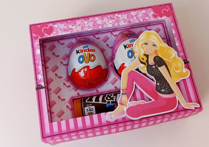 Caixa Kinder Ovo e mm