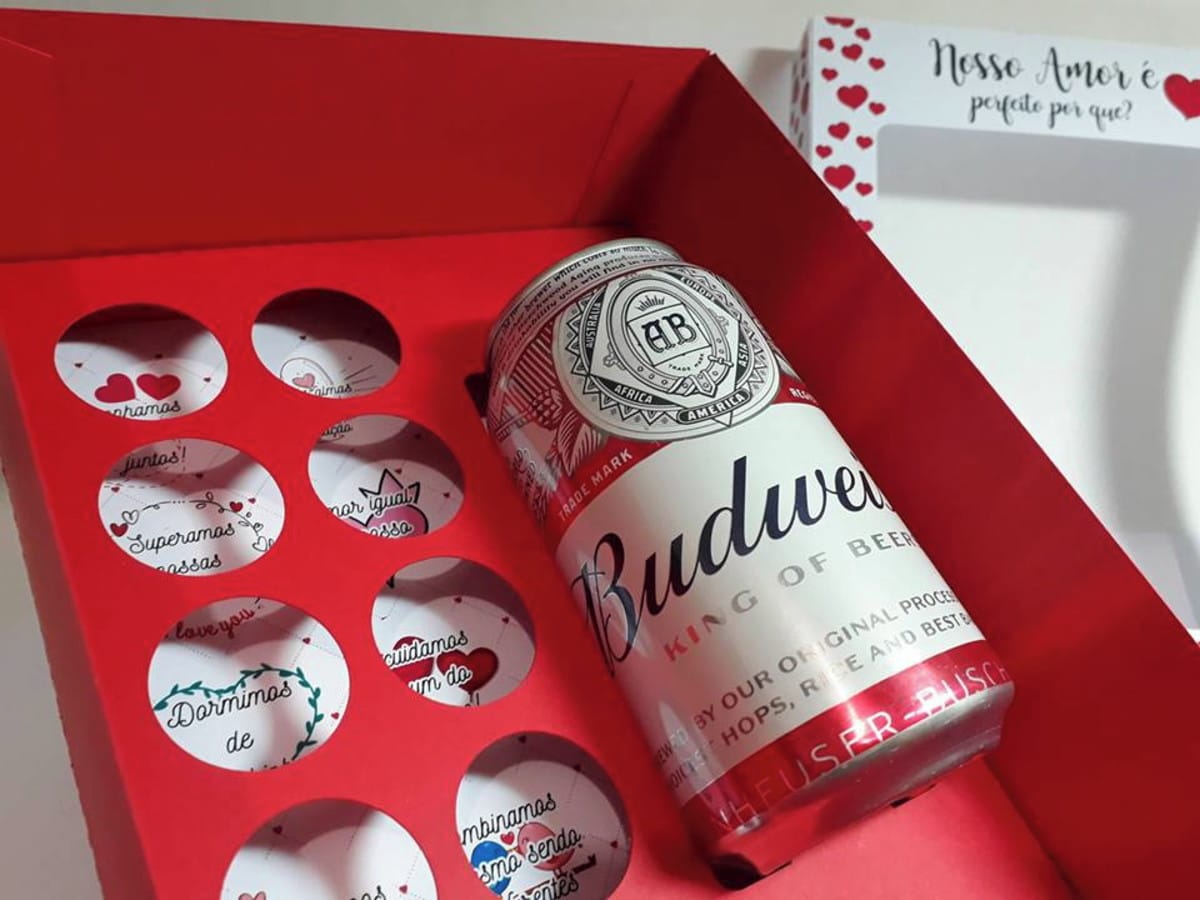Caixa Lata de Cerveja Dia dos Namorados para Imprimir 1 Caixa Lata de Cerveja Dia dos Namorados para Imprimir