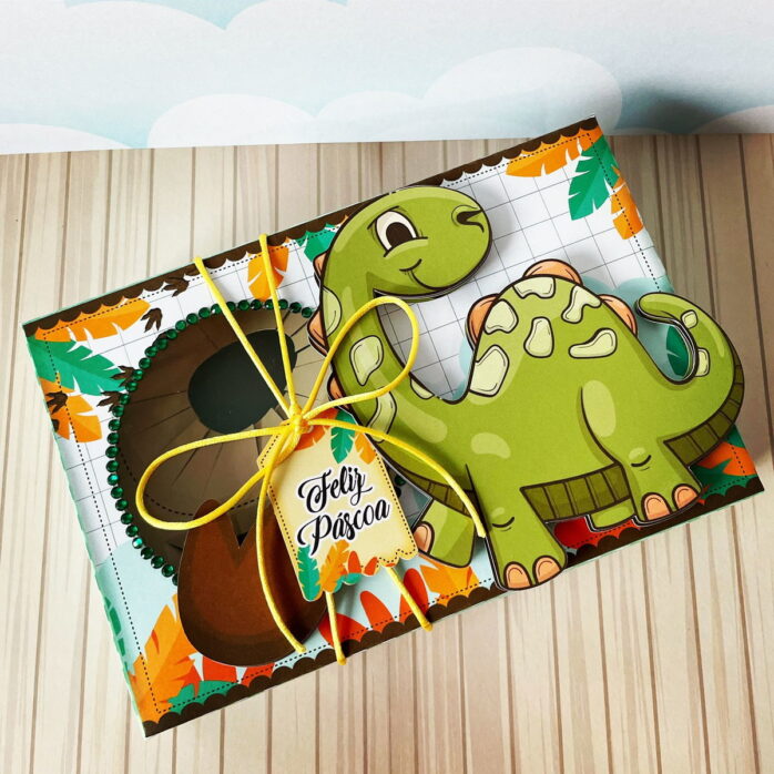 Caixa Páscoa Dino