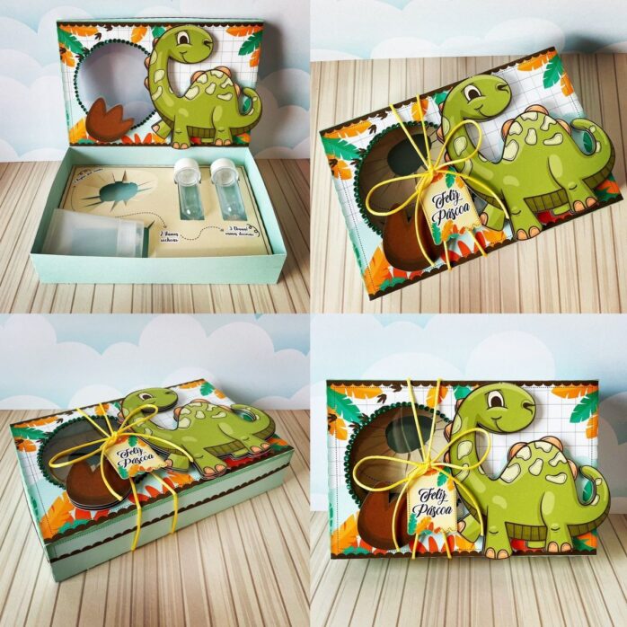 Caixa Páscoa Dino