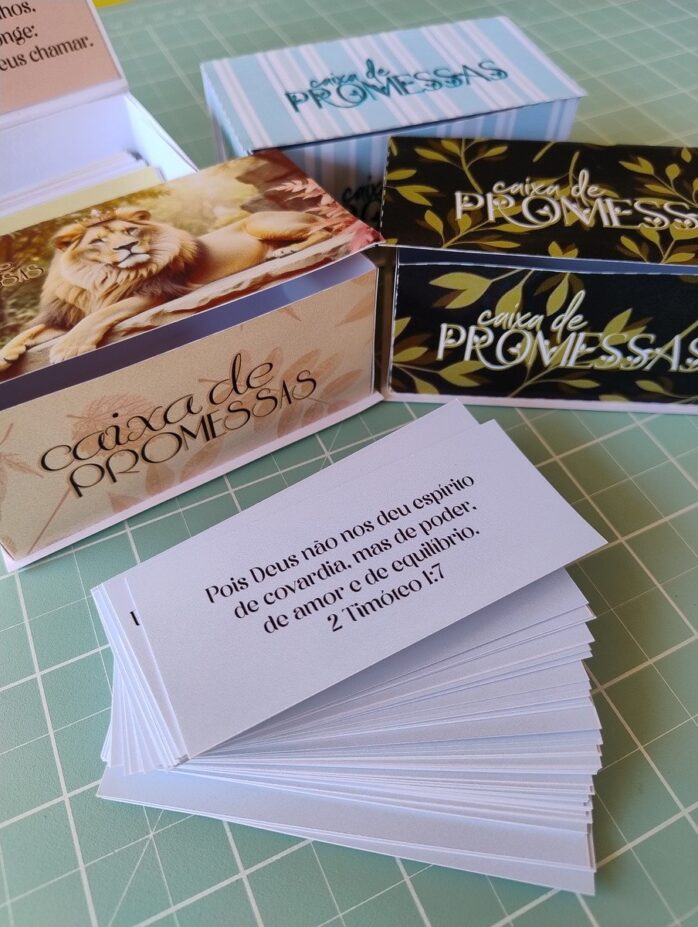 Caixa Promessas Homem - pdf e Png