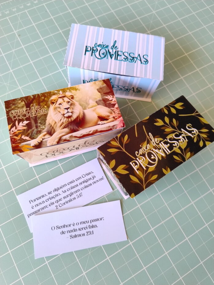 Caixa Promessas Homem - pdf e Png