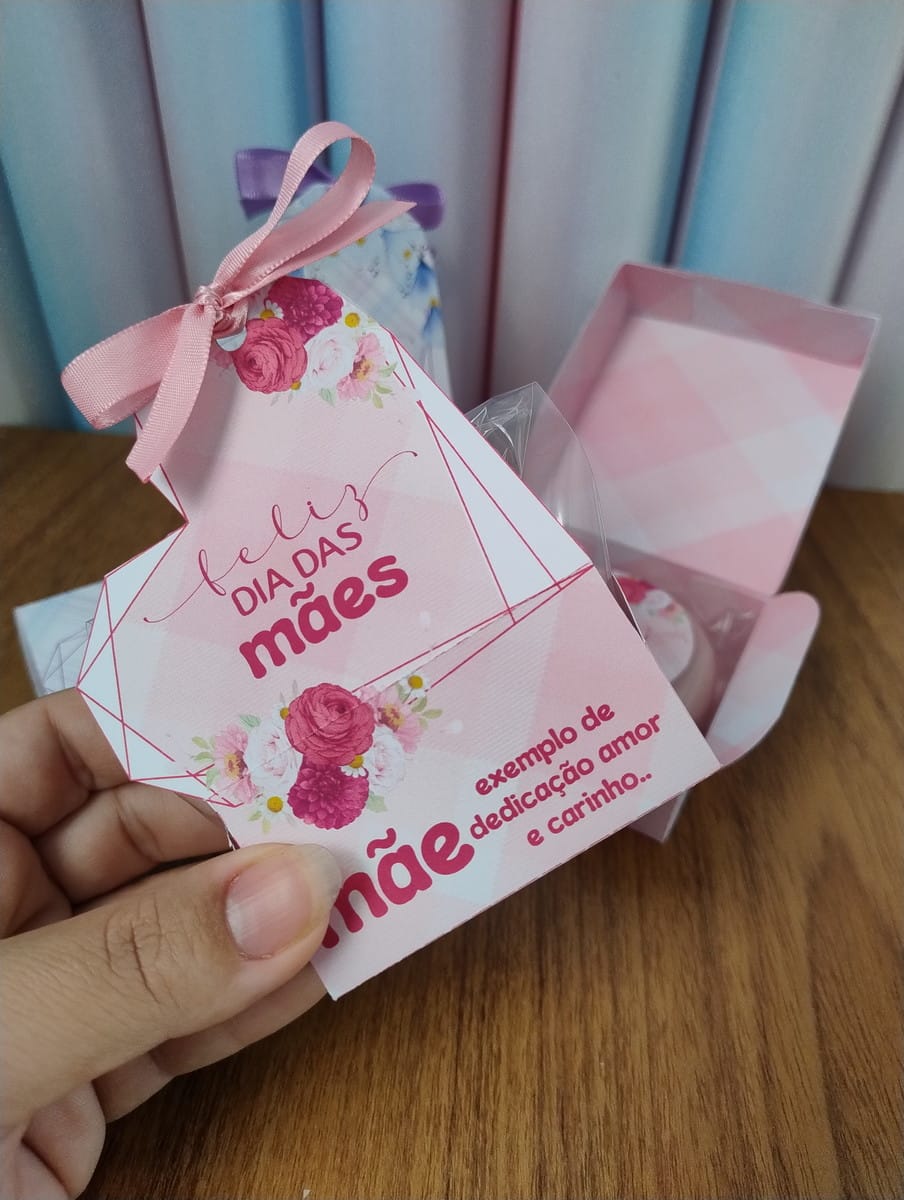 Kit Caixa Sabonete Dia das Mães em PDF e PNG 3 Kit Caixa Sabonete Dia das Mães em PDF e PNG - Imagem 3