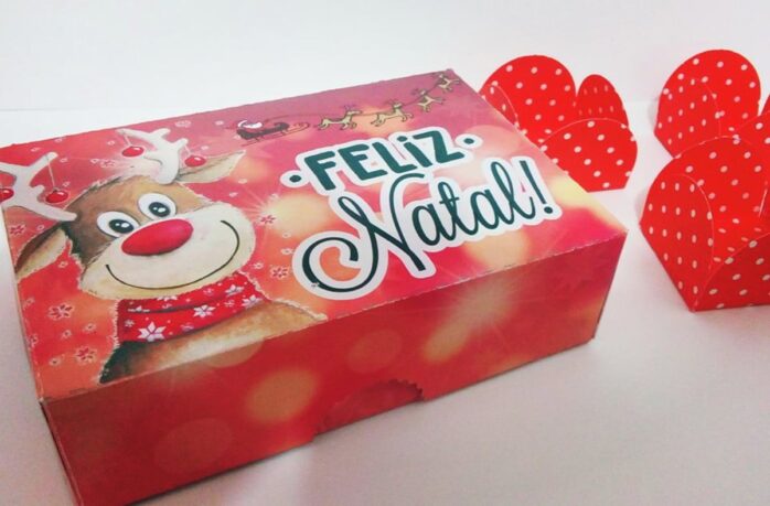 Caixas 06 Doces com Cola Natal