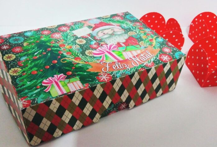 Caixas 06 Doces com Cola Natal