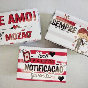 Caixas 06 Doces Dia dos Namorados