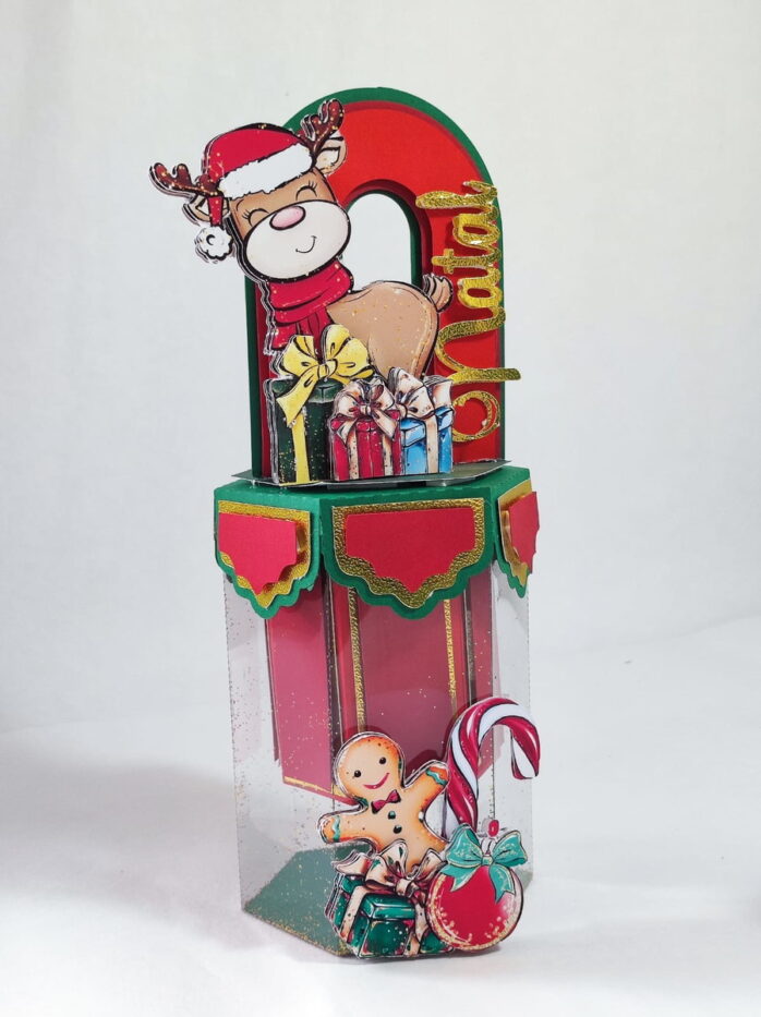 Caixas Acetato Natal Noel - pdf e Studio