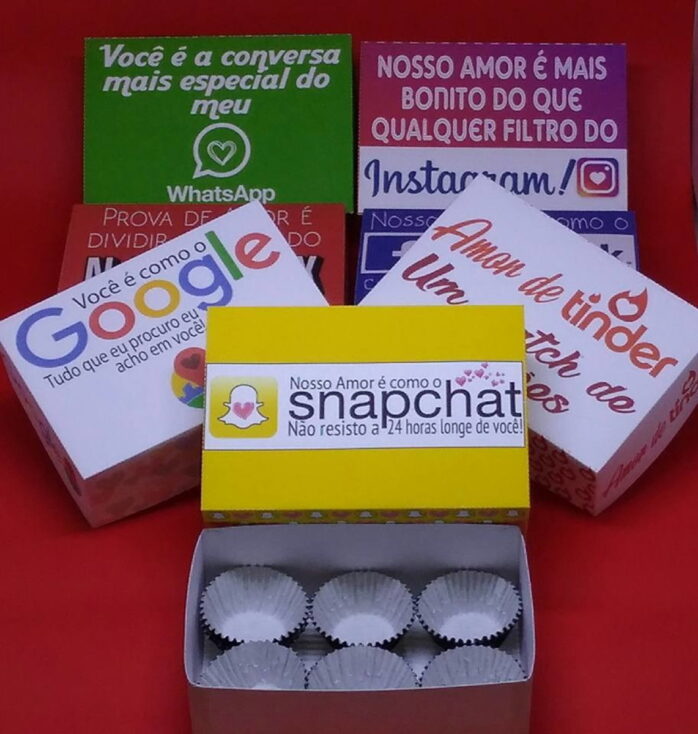 Caixas Dia dos Namorados Redes Sociais