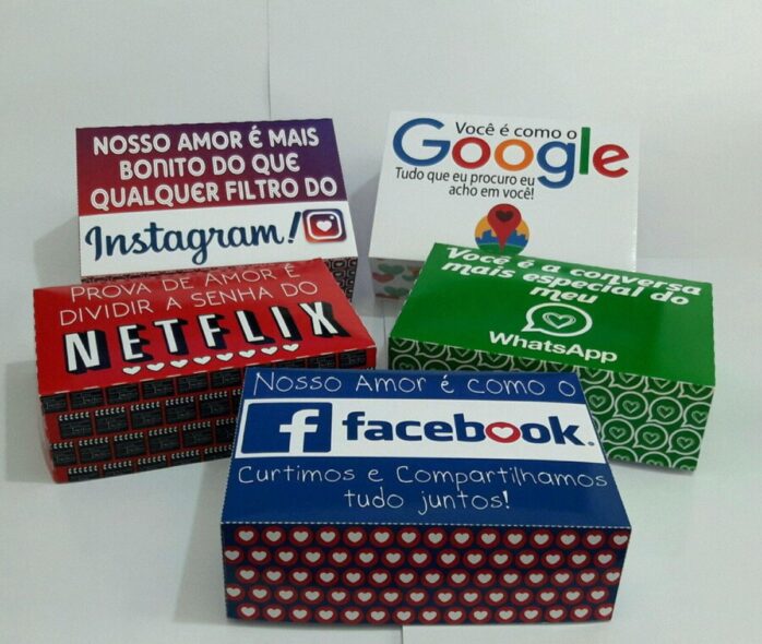 Caixas Dia dos Namorados Redes Sociais