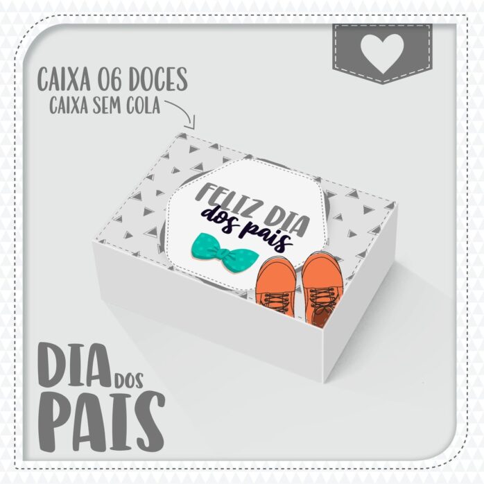 Caixas Dia dos Pais 6 doces