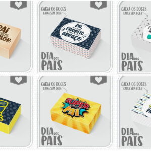 Caixas Dia dos Pais 6 doces