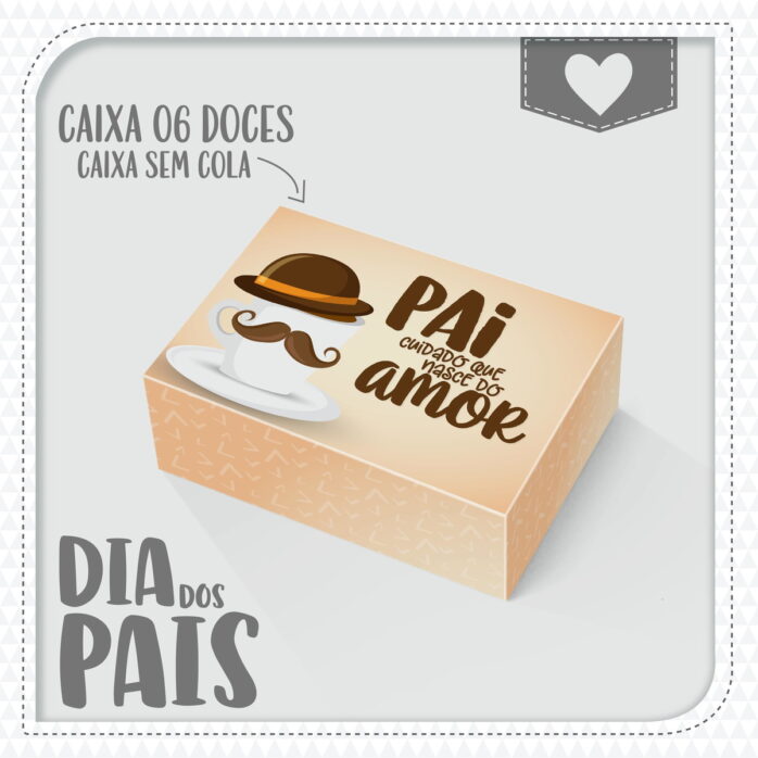 Caixas Dia dos Pais 6 doces