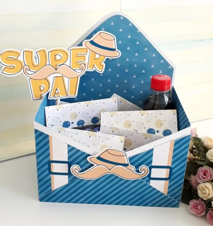 Caixas Dia dos Pais Azul