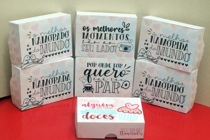 Caixas Grandes Doces Dia dos Namorados