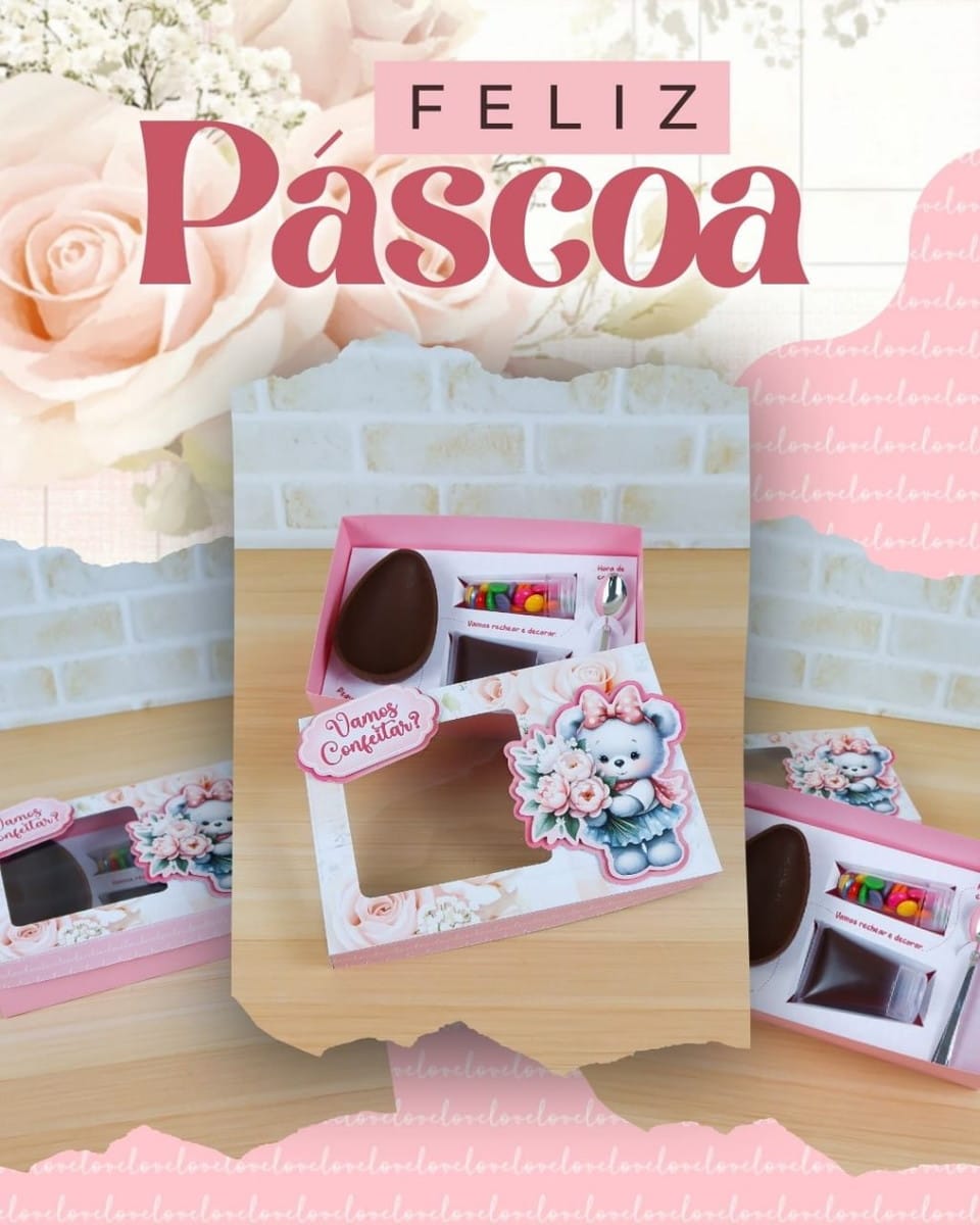 Caixas Mini Confeiteiro Studio Spongebob Páscoa 5 Caixas Mini Confeiteiro Studio Spongebob Páscoa - Imagem 5