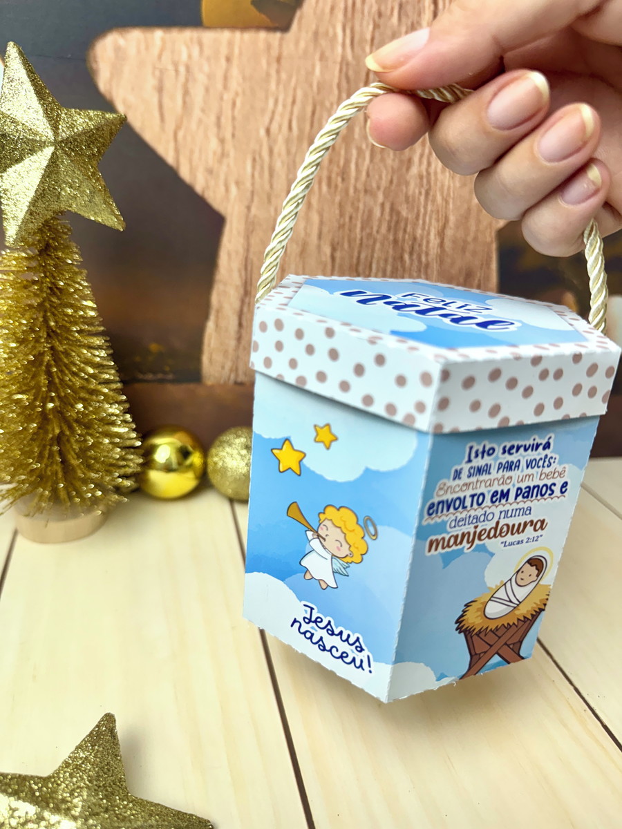 Caixinhas de Natal Cristão em Arquivo Digital para Imprimir 5 Caixinhas de Natal Cristão em Arquivo Digital para Imprimir - Imagem 5