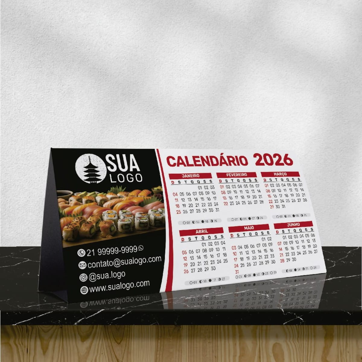 Calendário 2026 para Imprimir Kit Editável Corel e PDF 2 Calendário 2026 para Imprimir Kit Editável Corel e PDF - Imagem 2