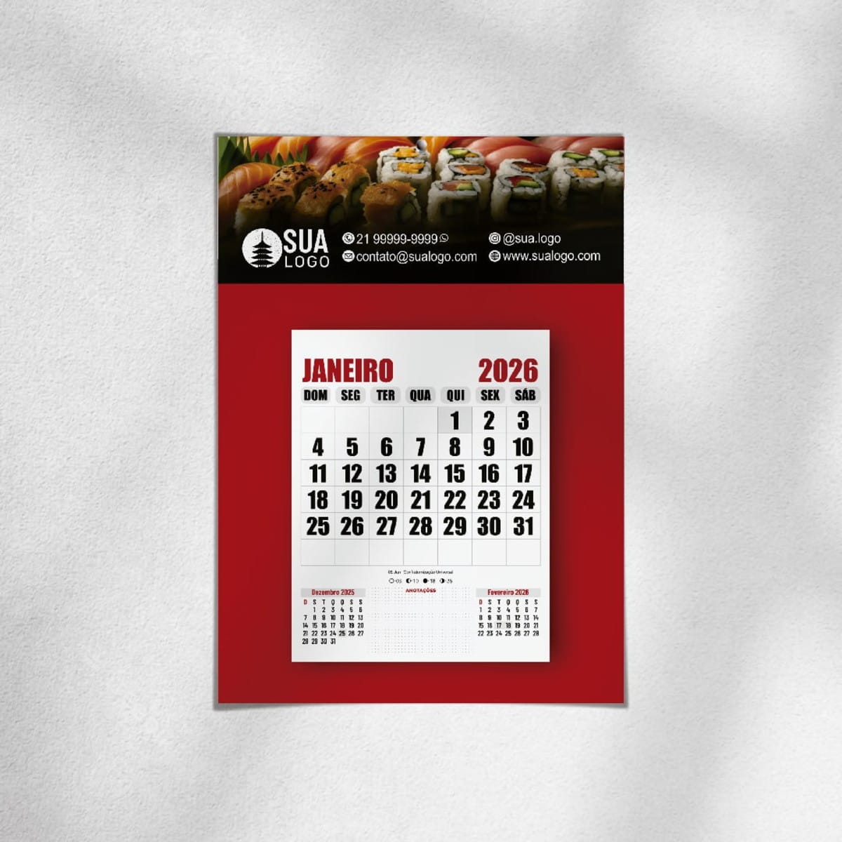 Calendário 2026 para Imprimir Kit Editável Corel e PDF 3 Calendário 2026 para Imprimir Kit Editável Corel e PDF - Imagem 3