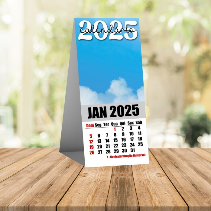 Calendários 2025 Neutros