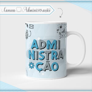 caneca administracao profissoes arte digital