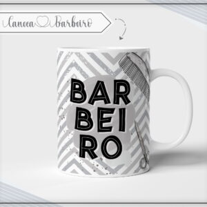 Caneca Barbeiro Profissões (Arte digital)