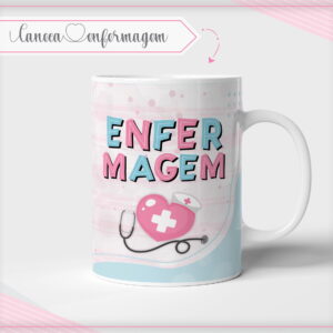 Caneca Enfermagem Profissões (Arte digital)