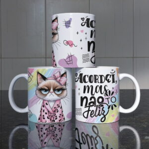 Canecas Bad Cat Artes Digitais em Png e Corel
