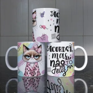 Canecas Bad Cat Artes Digitais em Png e Corel 21 Canecas Bad Cat Artes Digitais em Png e Corel
