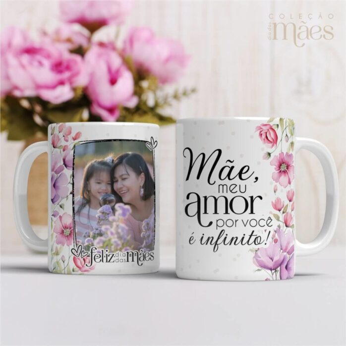 Canecas com Foto Dia das Mães