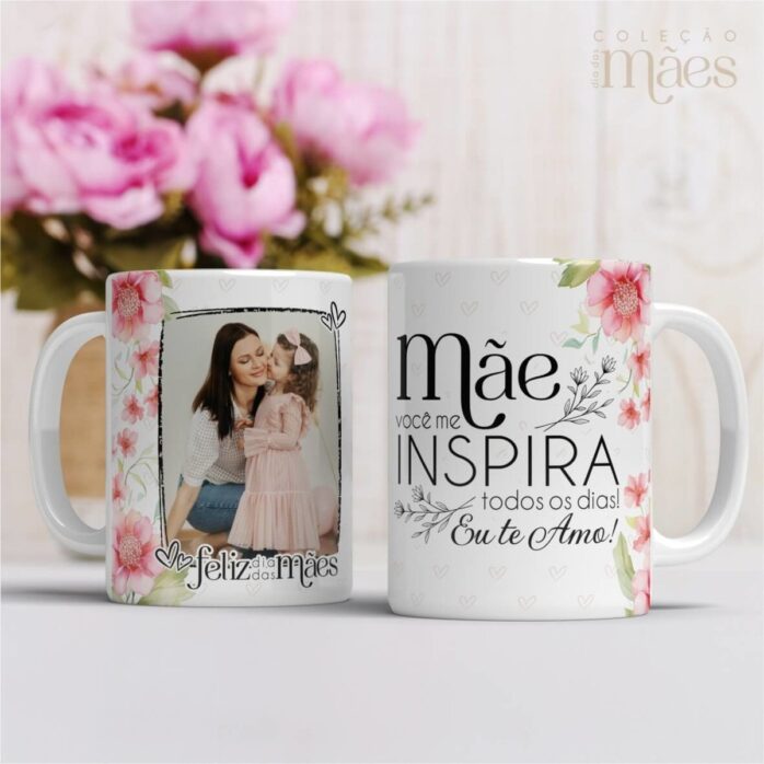 Canecas com Foto Dia das Mães