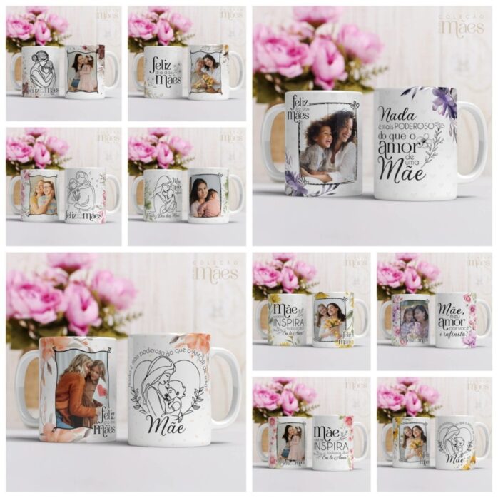 Canecas com Foto Dia das Mães