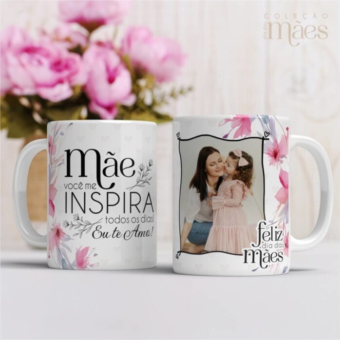 Canecas com Foto Dia das Mães