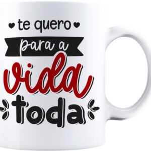 canecas lettering dia dos namorados arquivo digital