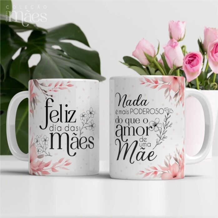 Canecas sem Foto Dia das Mães