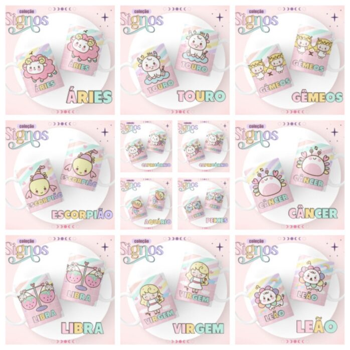 Canecas Signos Candy