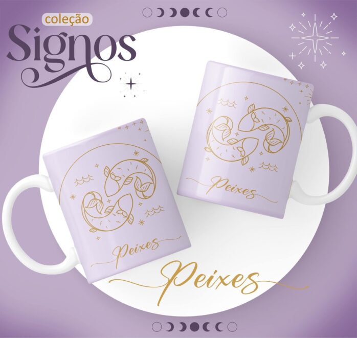 Canecas Signos Lilás