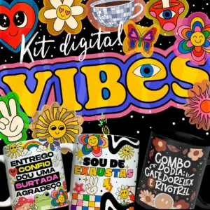 Canecas Vibes Vol. 3 – Artes Digitais para Sublimar
