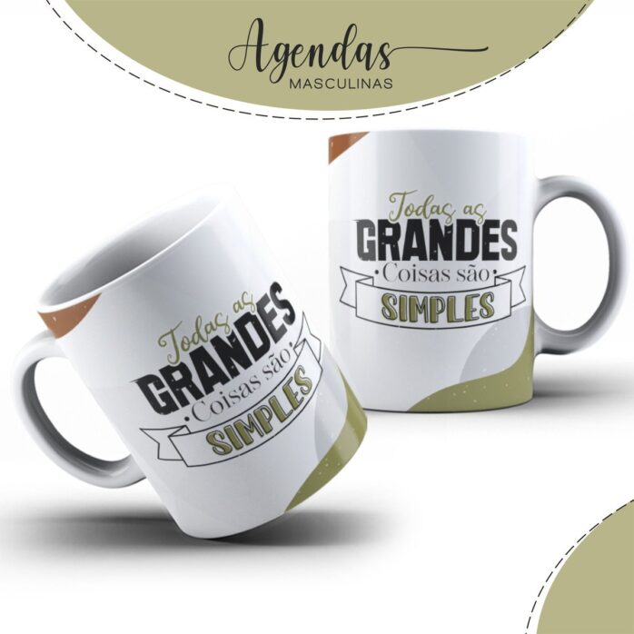 Capa Agenda Masculina Grandes Coisas